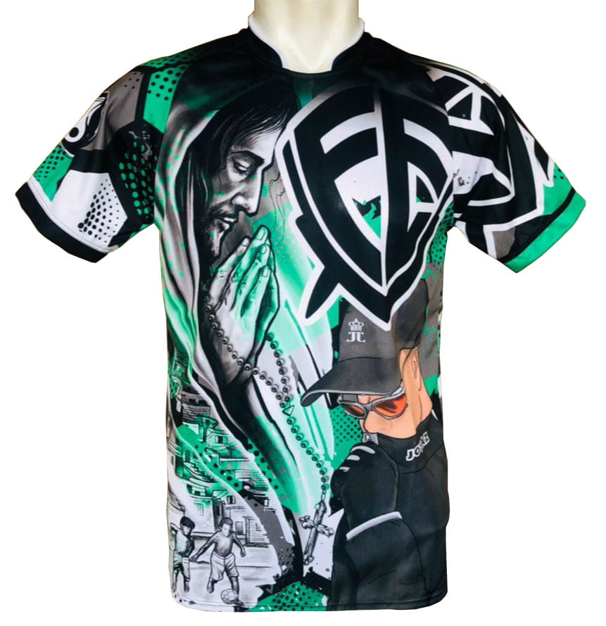 Camiseta de Quebrada Moto - Só Grau e Corte - Grau não é Crime - G