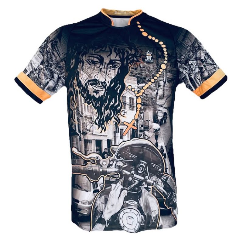 Camiseta de Quebrada Favela Moto Grau Chora Agora Ri Depois