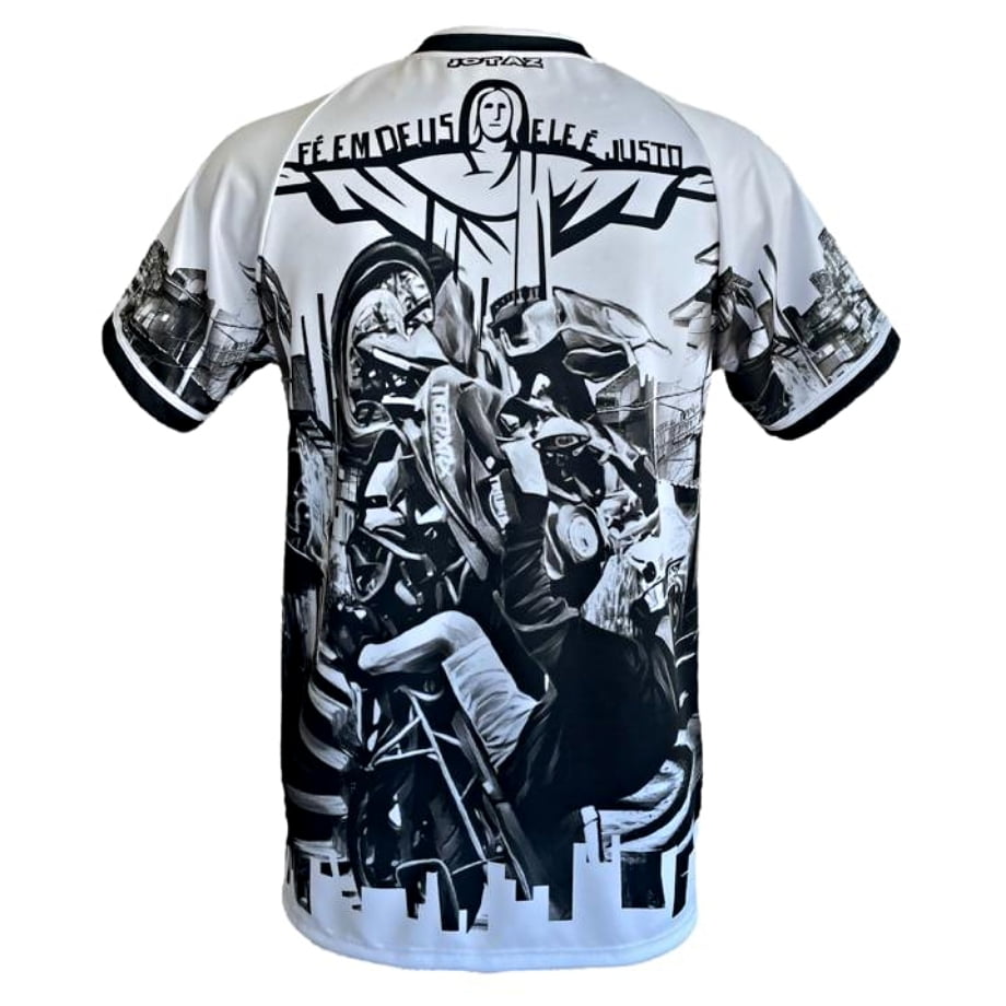 Camisa camiseta Grau Favela Bike 244 Não É Crime