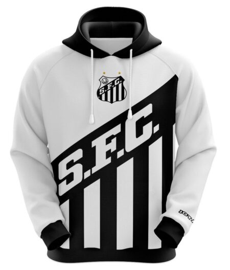 Blusa | Agasalho do Santos FC Escudo que Impõe Respeito - Oficial