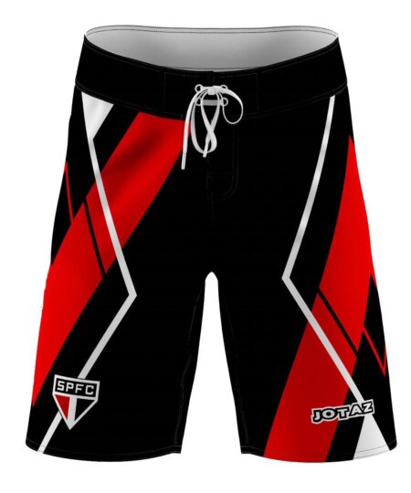 Bermuda do São Paulo Tricolor SPFC Tactel com Elastano Oficial