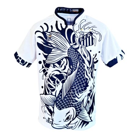 Camisa | Camiseta infantil do Santos Peixe Carpa Centenaria - Oficial