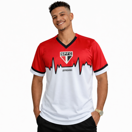 Camisa do São Paulo é Sentimento Batimento Cardíaco Oficial