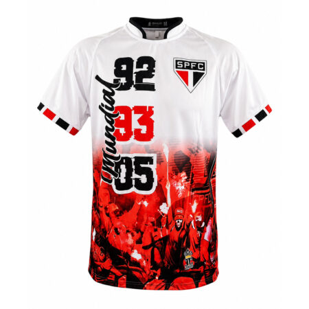 Camisa | Camiseta São Paulo Spfc Vovozinho Quebrada Tricolor - Oficial
